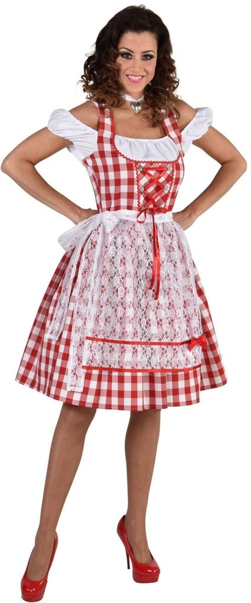 Boeren Tirol & Oktoberfest Kostuum | Bertha Bierstube Oktoberfest | Vrouw | Extra Small | Bierfeest | Verkleedkleding